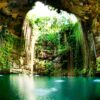 Nado en cenote durante el Jungle Tour del Tour a Chichén Itzá
