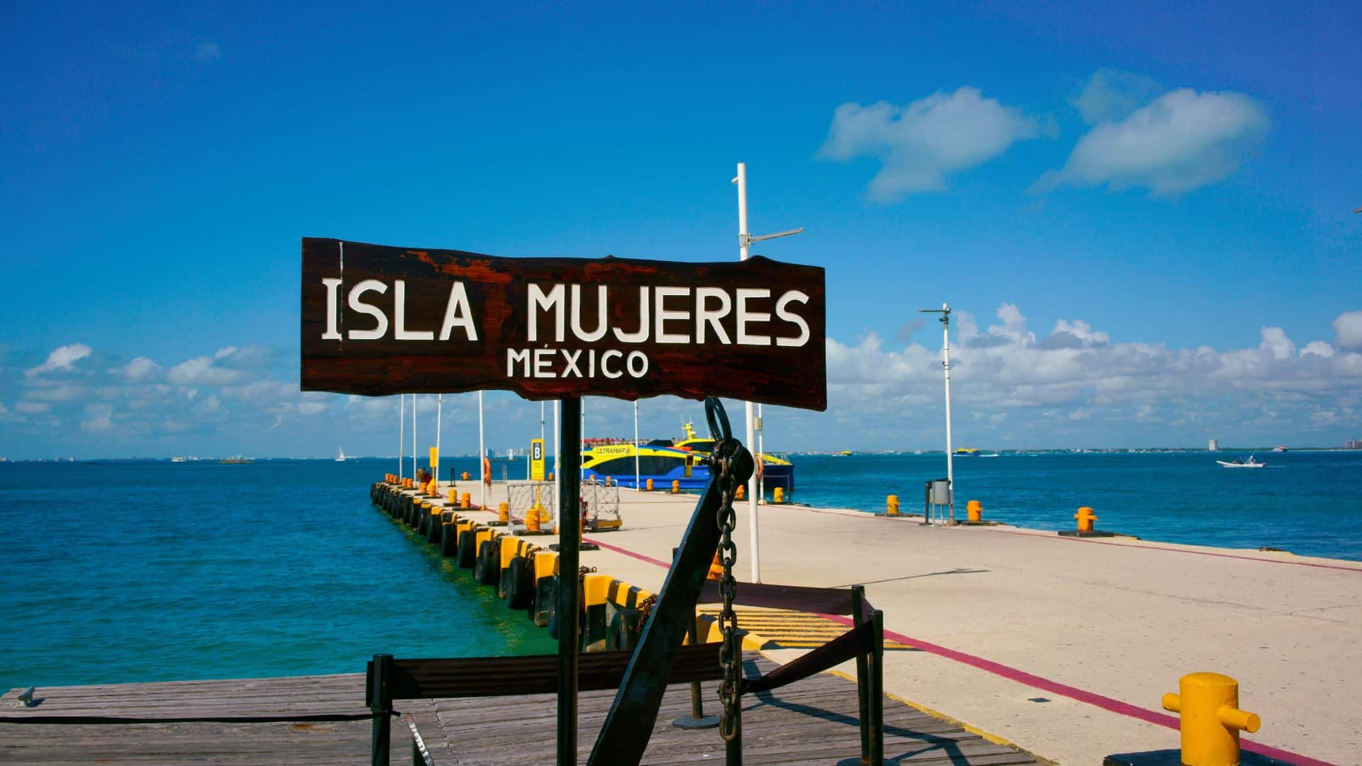 Isla Mujeres en Lancha