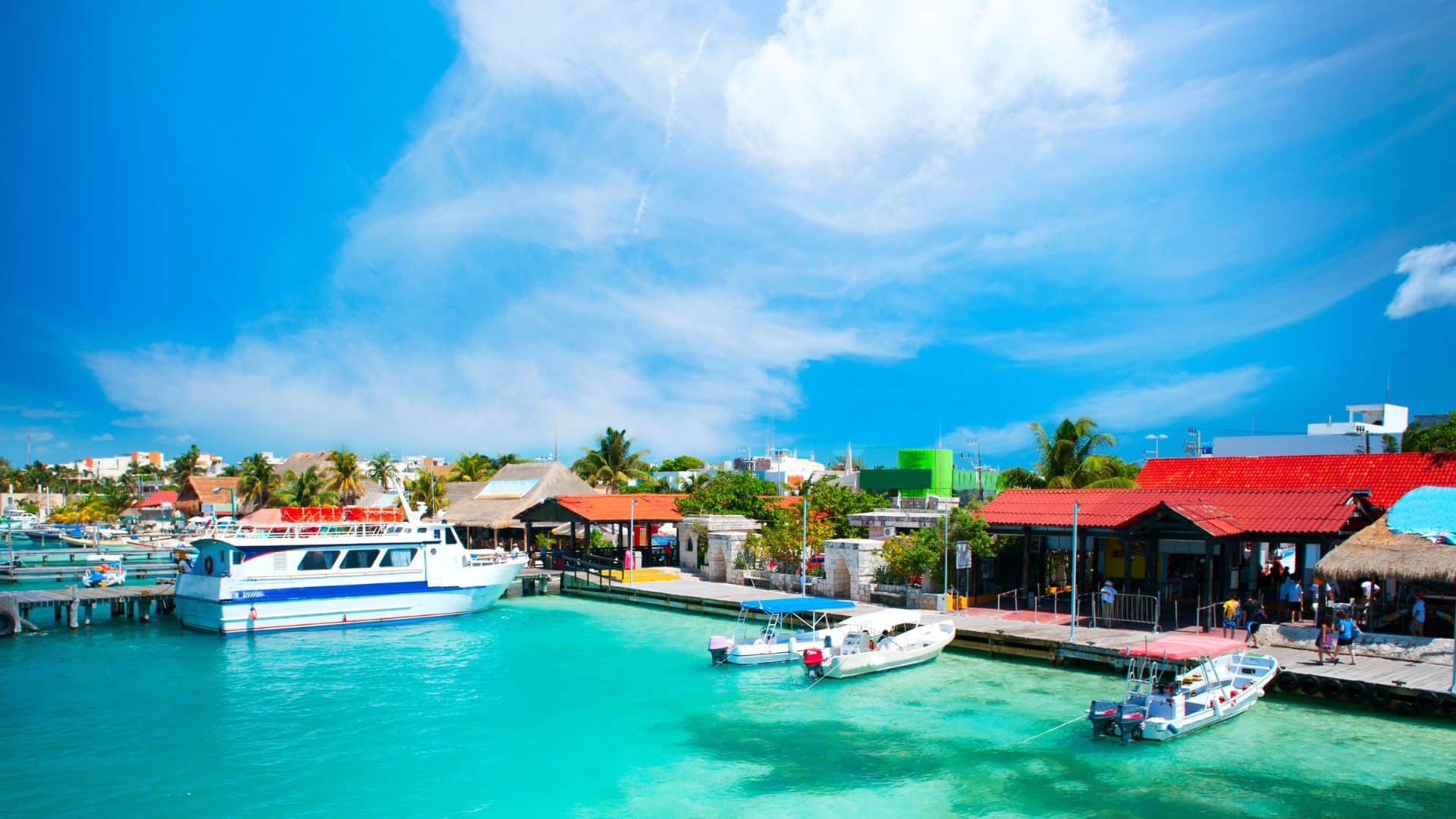 Isla Mujeres en Lancha