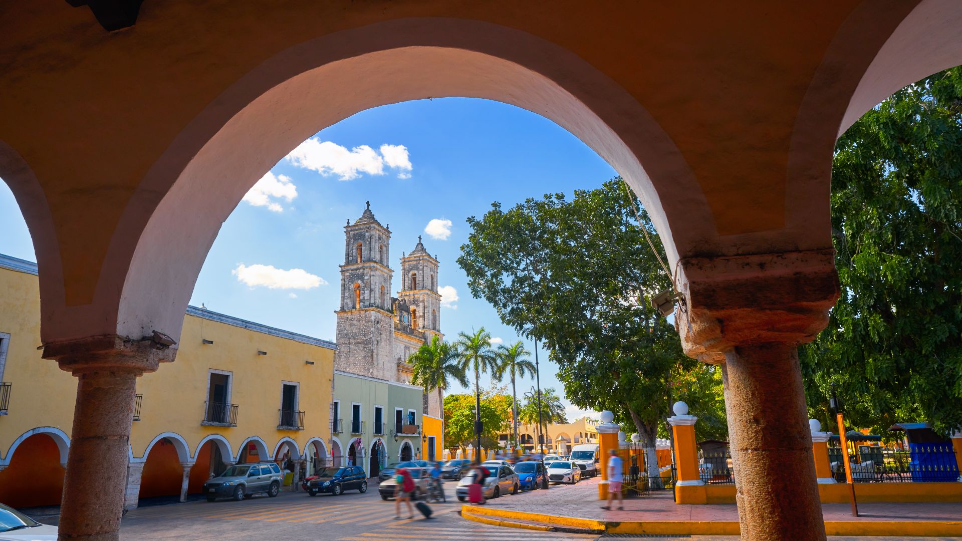 Arquitectura colonial en el centro histórico de Valladolid