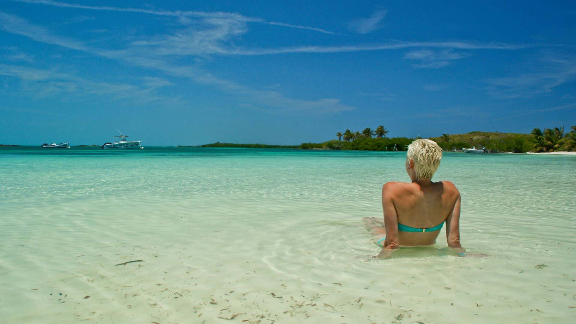 Playa virgen de Isla Contoy