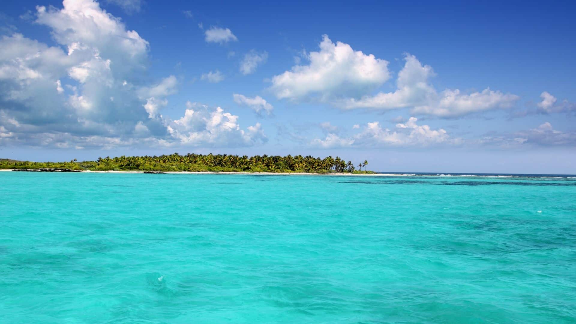 Playa virgen de Isla Contoy