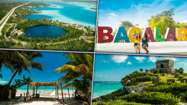 Cozumel en Catamarán + Holbox + Bacalar + Tulum 4×1