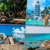 Xcaret Plus + Xel-Ha + Chichén Itzá + Isla Mujeres en Catamarán